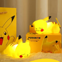 pikachu action figure night light lamp ( pack of 4 ) - Kalesh Monk