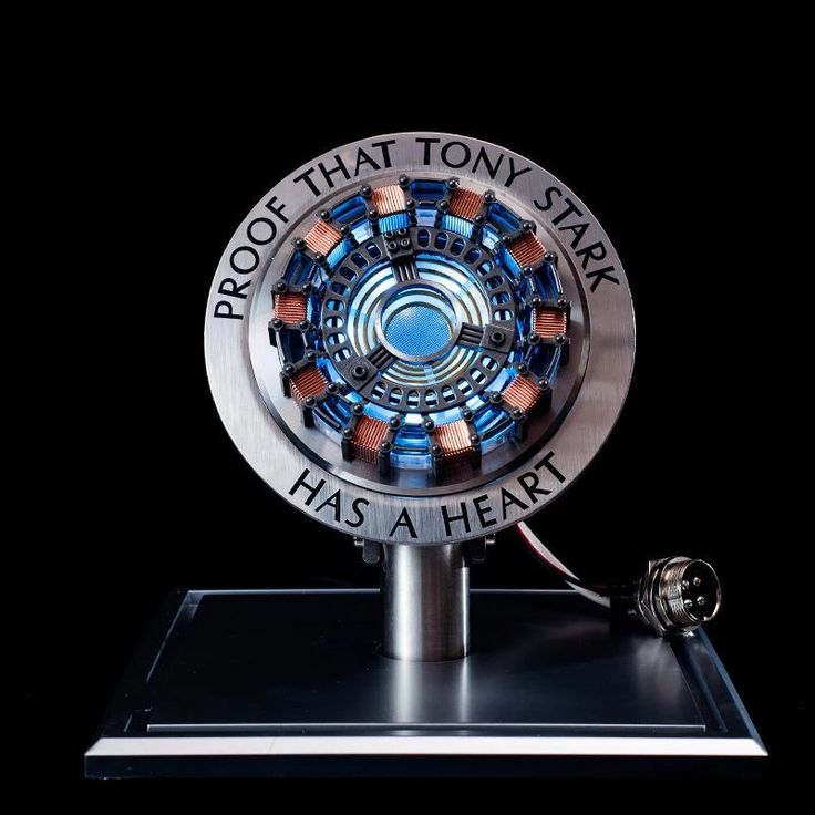 Iron Man Arc Reactor MK1,with LED Light, Tony Stark has a Heart Touch Sensitive Motion Lamp - Kalesh Monk