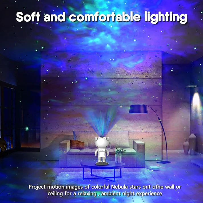 Starry Night Light Astronaut Projector Star Projector Galaxy Night Light - Astronaut Starry Nebula Ceiling LED Lamp, Gift for Kids or Adults, for Bedroom, for Christmas, Birthdays. - Kalesh Monk