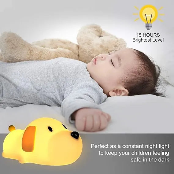 Dreamy Pup Night Light – Rechargeable LED Lamp for Gifting & Bedside Decor