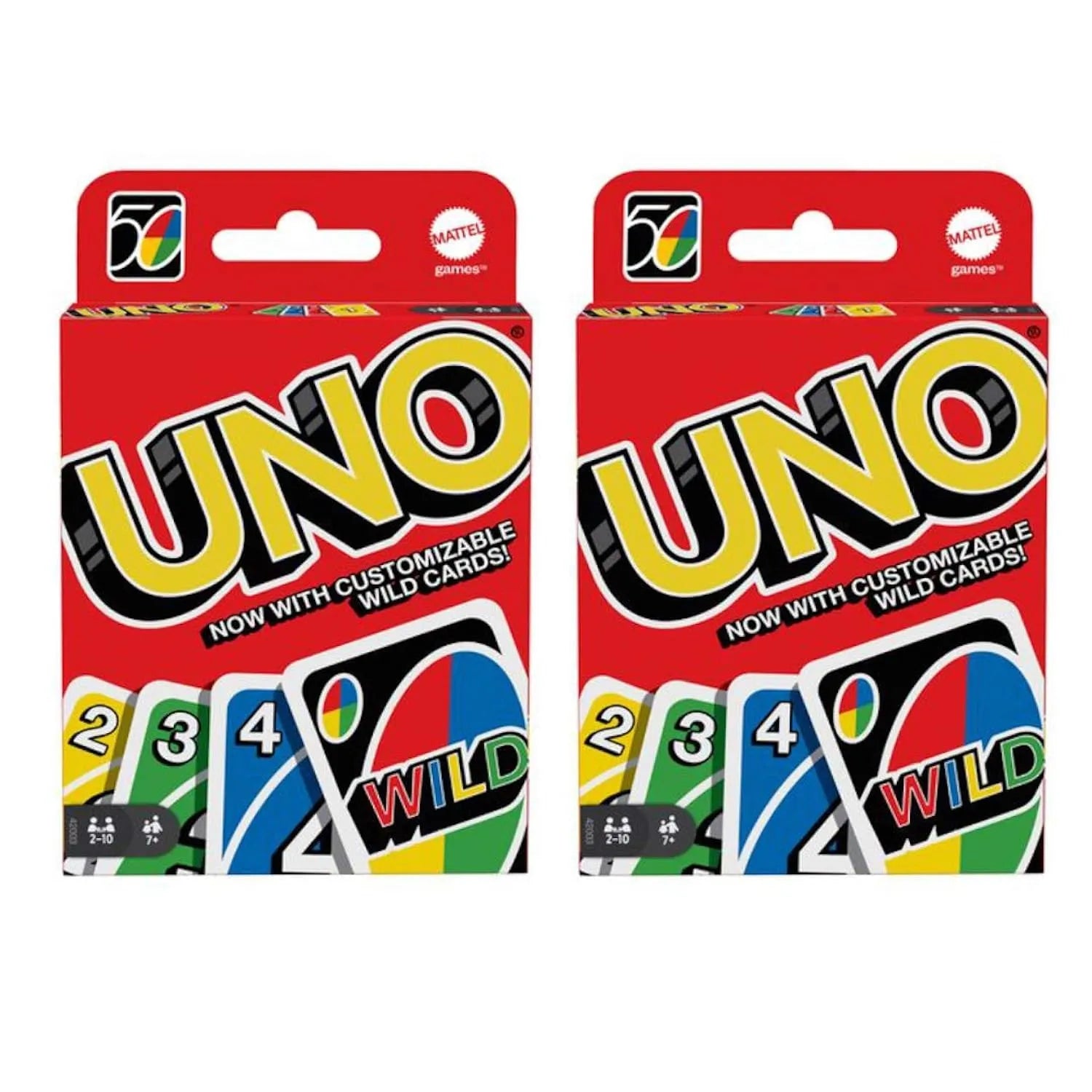 UNO Original Card Game – 2 Pack | Family-Friendly, Fast-Paced Fun for Parties, Game Nights, Travel & Gifting