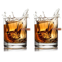 Bullet Whiskey Glasses for Men | Old Fashioned Whiskey Glasses - Kalesh Monk