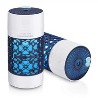 Magic Cup Humidifier – USB Portable Cool Mist Diffuser with LED Light | Mini Aroma Air Purifier for Desk, Car & Home Decor