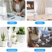 Egg-Shaped Humidifier – Cool Mist Air Diffuser with LED Light | USB Portable Mini Aroma Humidifier for Bedroom, Desk & Home Decor