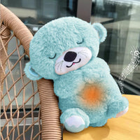 LED Glowing Teddy Bear Plush Toy with Breathing Light – Soft Cuddly Night Light for Kids & Bedrooms – USB Rechargeable Sleep Soother