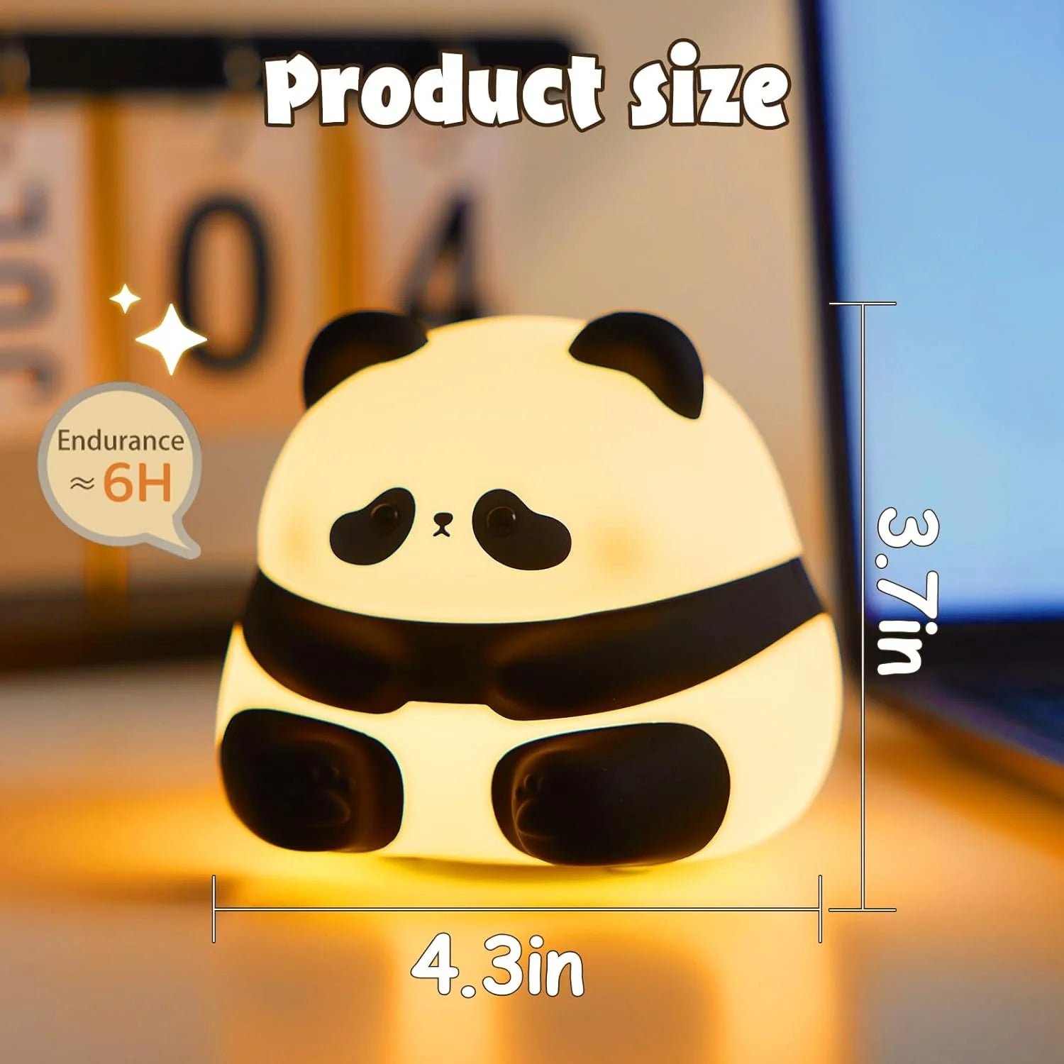 Squishy Shy Panda Lamp - Kalesh Monk