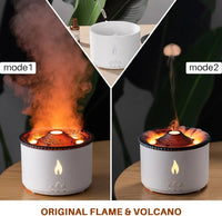 Volcano LED Humidifier – Aromatherapy Diffuser with Lava Effect | Cool Mist Air Purifier & Night Light for Home, Office & Bedroom