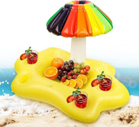 Cloud Tray Bar Cup Drink Holder Container Party Swimming Pool Toy Floating Portable Buffet Ice Serving Drinks Salad Foods Fruits - Kalesh Monk