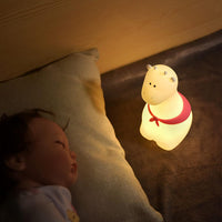 Cute Giraffe Animal Silicone Led Lamp For Baby Room Decor For Kids Room - Kalesh Monk