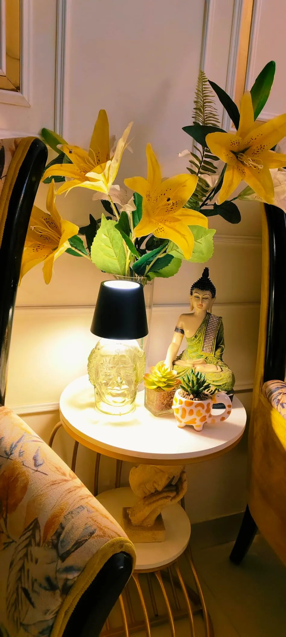 Wireless Bottle Lamp, New 3 Color Rechargeable Wine Bottle Lights, Bottle Lamp Shade with Touch Dimming for Bedroom, Bar, Restaurants and Outdoor Use (Black)