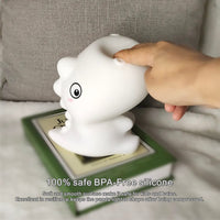 Kids Night Light Cute Dinosaur,Silicone Nursery Lamp for Baby - Kalesh Monk