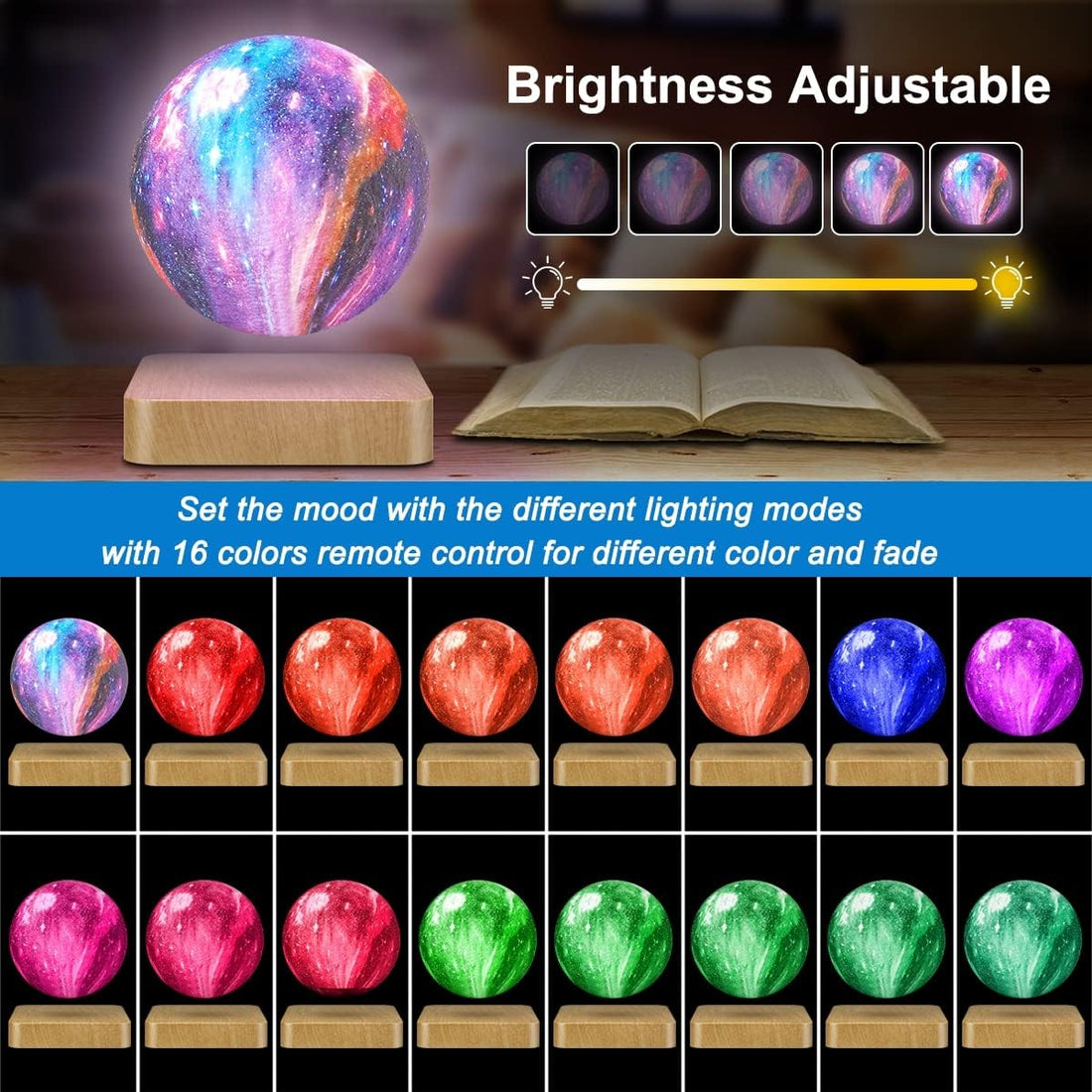 Floating Colorful Mars Touch Lamp