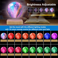 Floating Colorful Mars Touch Lamp