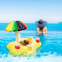 Cloud Tray Bar Cup Drink Holder Container Party Swimming Pool Toy Floating Portable Buffet Ice Serving Drinks Salad Foods Fruits - Kalesh Monk