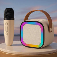 Rechargeable Wireless Karaoke Microphone with Built-in Bluetooth Speaker – 5-in-1 Mic for Singing, Parties, Family Fun & Travel