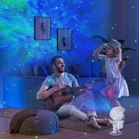 Starry Night Light Astronaut Projector Star Projector Galaxy Night Light - Astronaut Starry Nebula Ceiling LED Lamp, Gift for Kids or Adults, for Bedroom, for Christmas, Birthdays. - Kalesh Monk