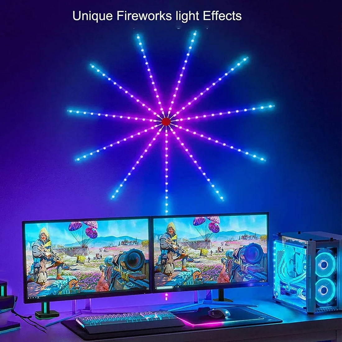 Smart Firework Lights with Remote/APP Control