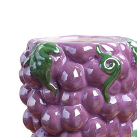 Grapes Ceramic Fruit Shape Glazed Ceramic Coffee Mug (450 ml) - Kalesh Monk