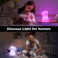 Dinosaur Night Light for Kids, 16 Color Changing Kids Night Light - Kalesh Monk