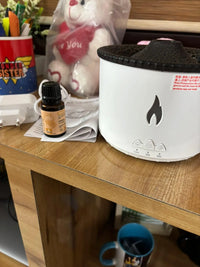 Volcano LED Humidifier – Aromatherapy Diffuser with Lava Effect | Cool Mist Air Purifier & Night Light for Home, Office & Bedroom