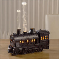 Train Humidifier with LED Steam Effect – Cute Aromatherapy Diffuser & Night Light | USB Rechargeable Cool Mist Air Purifier for Home & Desk