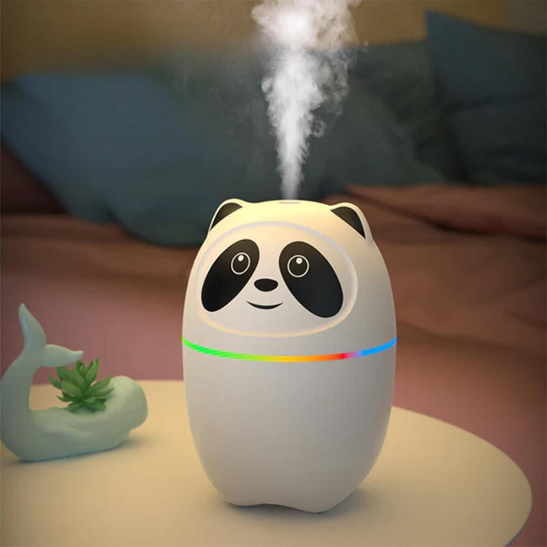 Mini Cute Panda Cool Mist Humidifier for Room Moisture - Kalesh Monk