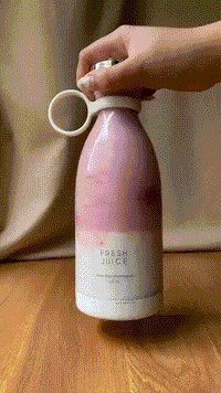 Traveller Portable Blender 2.0 – USB Rechargeable Personal Smoothie & Protein Shake Maker | Mini Juicer for Gym, Travel, Office & Home Use (400ml, BPA-Free) - Kalesh Monk