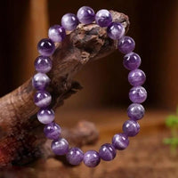 Stretchable Handmade Natural Crystal Stone Bracelet(Pack Of 2) - Kalesh Monk