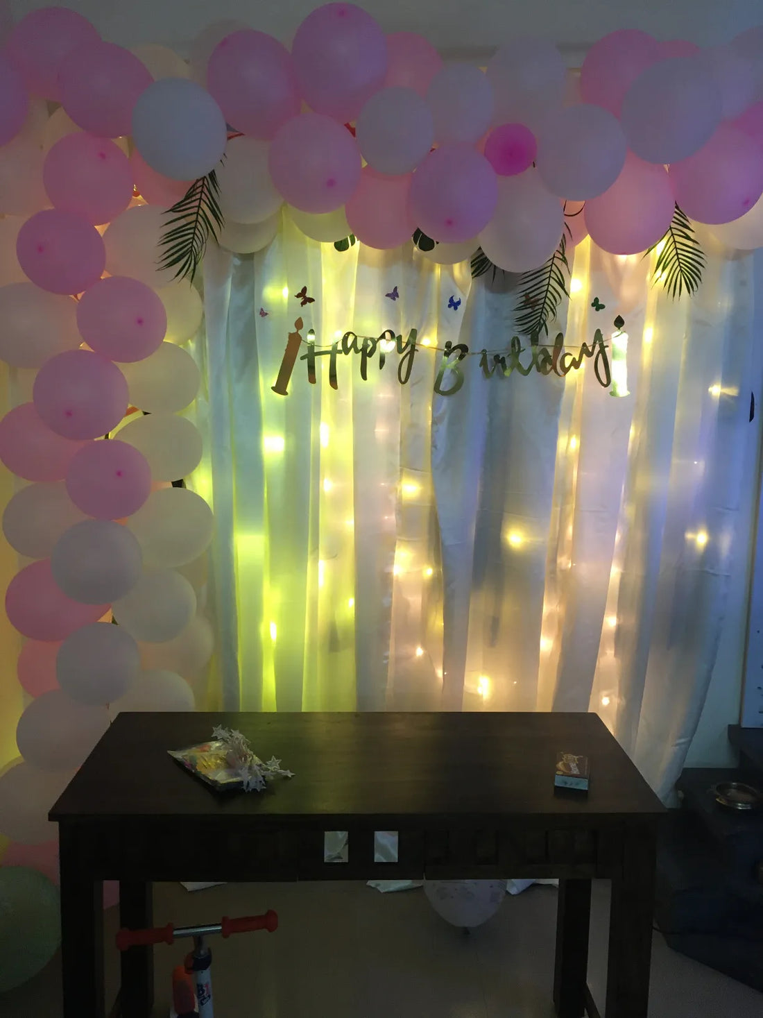 Double Nozzle Balloon Pump for Party Decoration – Manual Balloon Inflator for Birthday, Baby Shower & Celebration Setup