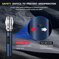 Jet Flame Torch Lighter – Refillable Windproof Metal Flame Lighter for Parties, Candles, Hookah & Outdoor Use