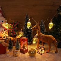 Christmas Tree Snow Globe Tree String Lights - Kalesh Monk