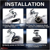 Solar Powered Car Air Diffuser Installation