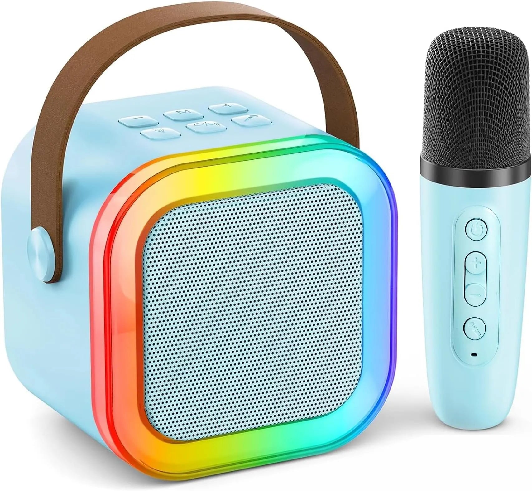 Rechargeable Wireless Karaoke Microphone with Built-in Bluetooth Speaker – 5-in-1 Mic for Singing, Parties, Family Fun & Travel