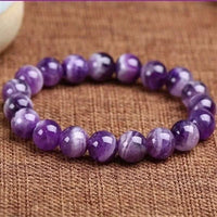 Stretchable Handmade Natural Crystal Stone Bracelet(Pack Of 2) - Kalesh Monk