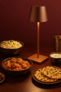 Rechargeable LED Touch Lamp for Desk & Bedside | Wireless Dimmable Table Light | Minimalist Home & Office Decor - Kalesh Monk