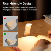 Rechargeable Book Reading Light | Brightness and Temperature Adjustable - Kalesh Monk