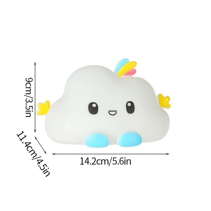 Creative Cloud Night Light Cartoon Soft Lamp Children Bedroom Bedside Night Light Cute Child Graduation Gifts Home Decoration