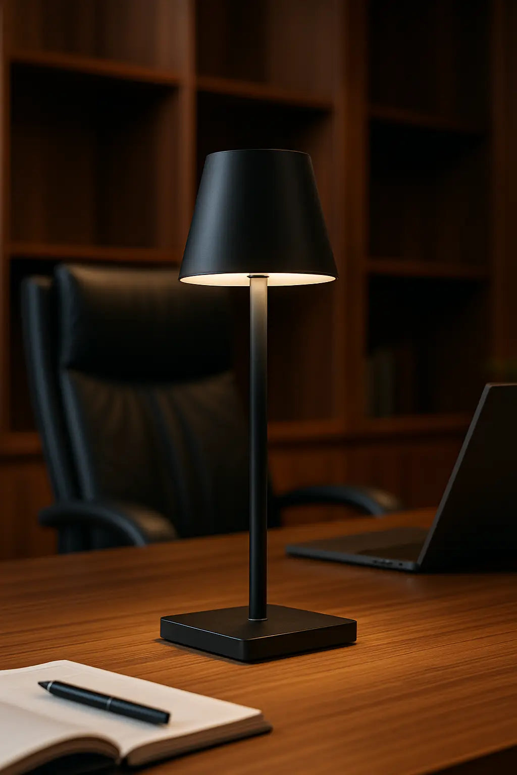Rechargeable LED Touch Lamp for Desk & Bedside | Wireless Dimmable Table Light | Minimalist Home & Office Decor - Kalesh Monk