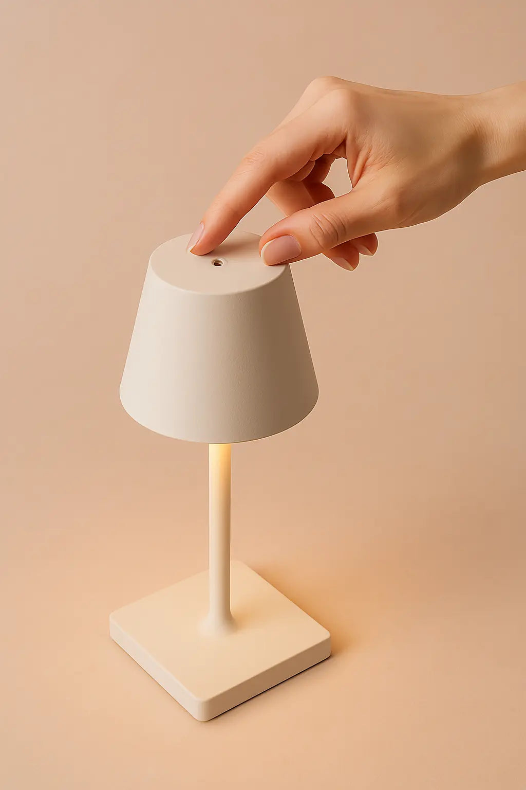 Rechargeable LED Touch Lamp for Desk & Bedside | Wireless Dimmable Table Light | Minimalist Home & Office Decor - Kalesh Monk