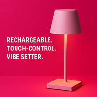Rechargeable LED Touch Lamp for Desk & Bedside | Wireless Dimmable Table Light | Minimalist Home & Office Decor - Kalesh Monk