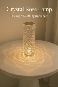 Crystal Rose Lamp with Remote – 16 Color LED Light | Luxury Ambient Mood Lighting for Bedroom, Living Room & Gifting - Kalesh Monk