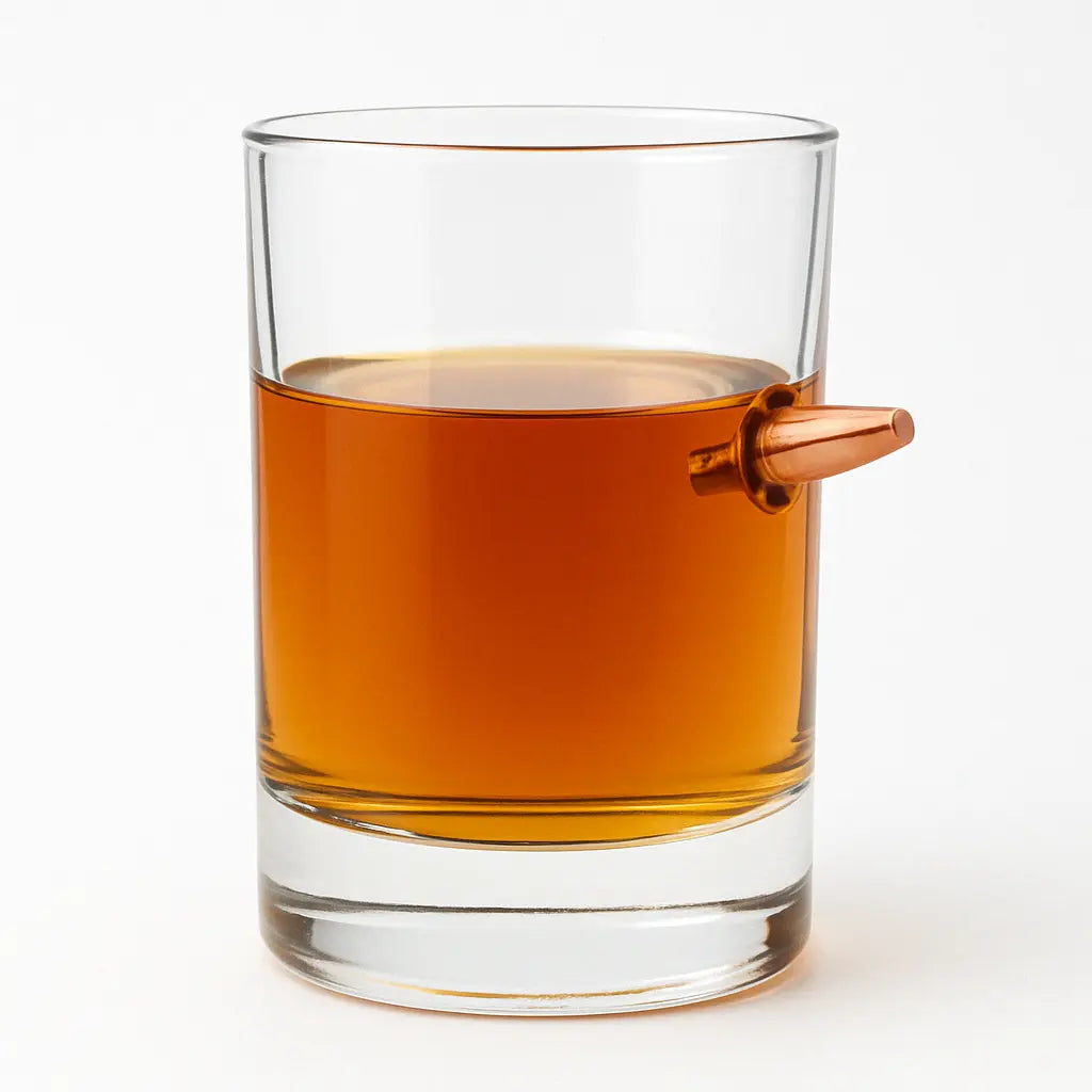 Bullet Whiskey Glasses for Men | Old Fashioned Whiskey Glasses