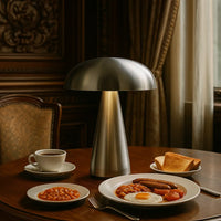 Minimalist Rechargeable LED Table Lamp – Touch Control, Cordless Bedside & Desk Light with Sleek Dome Design for Modern Home & Office - Kalesh Monk