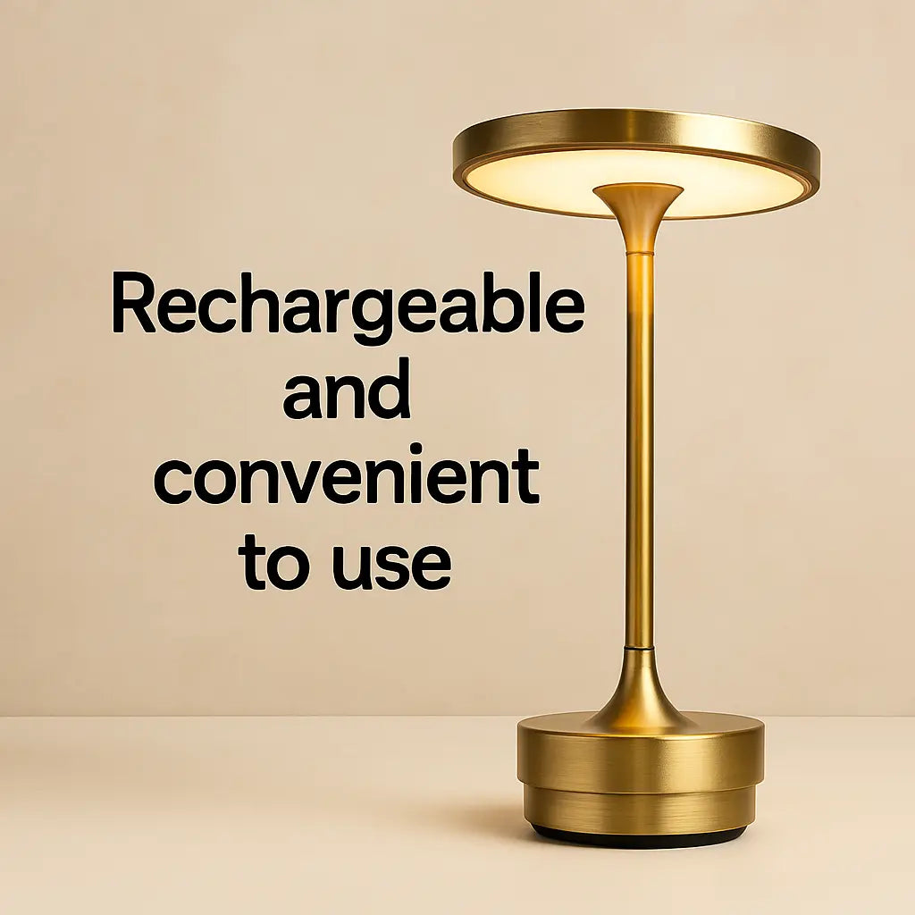 Rechargeable LED table lamp - Kalesh Monk