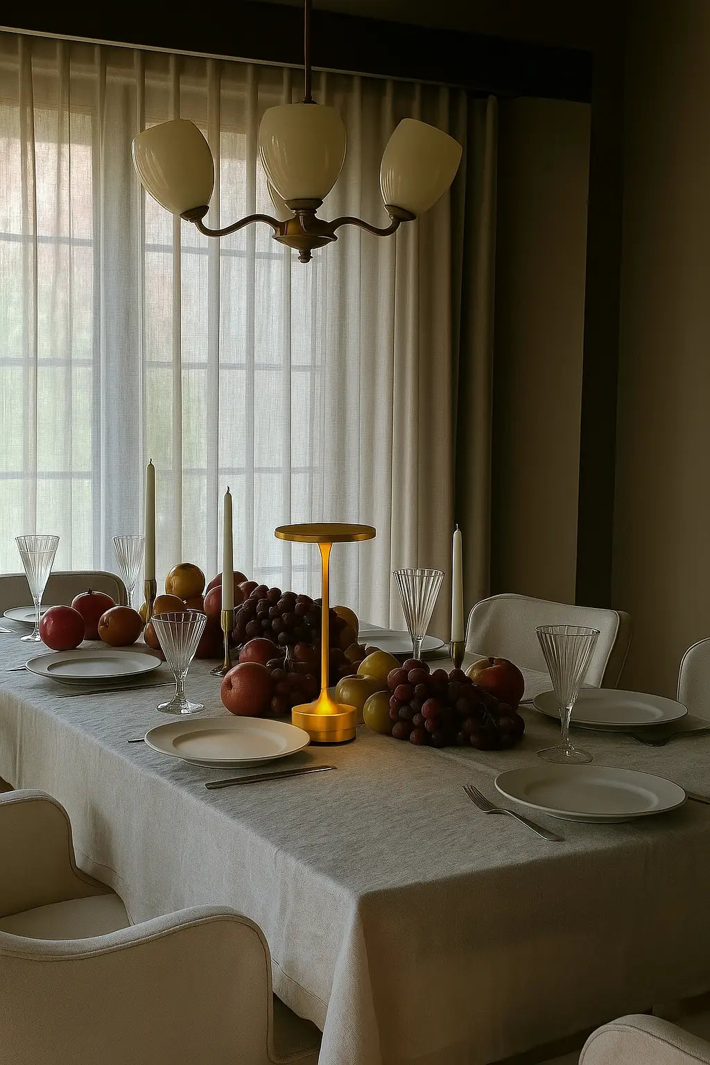 Rechargeable LED table lamp - Kalesh Monk