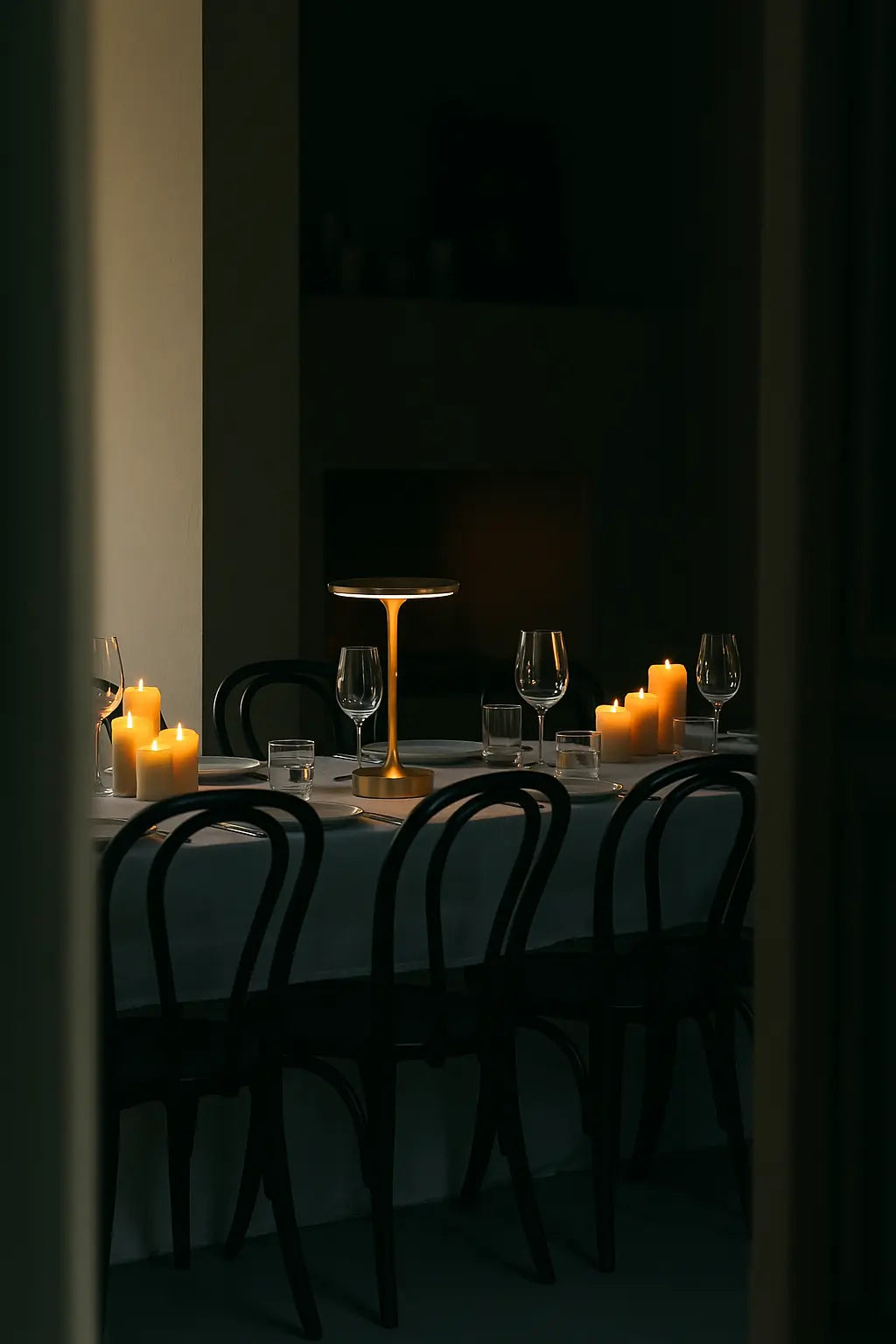 Rechargeable LED table lamp - Kalesh Monk