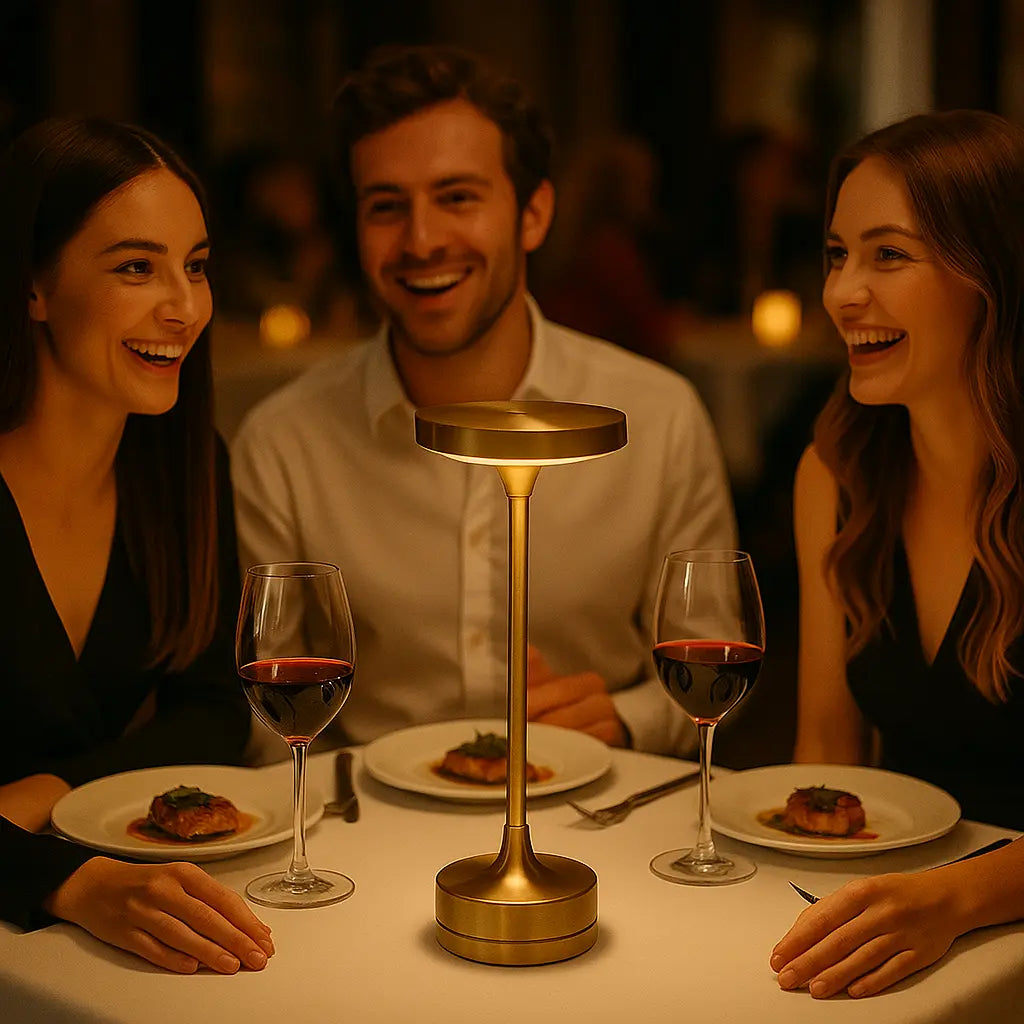 Rechargeable LED table lamp - Kalesh Monk