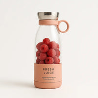 Traveller Portable Blender 2.0 – USB Rechargeable Personal Smoothie & Protein Shake Maker | Mini Juicer for Gym, Travel, Office & Home Use (400ml, BPA-Free) - Kalesh Monk