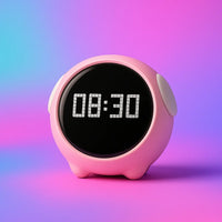 Emoji Alarm Clock Night Light Lamp Dual Alarm Setting, Adjustable Brightness Digital Clock - Kalesh Monk