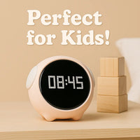 Emoji Alarm Clock Night Light Lamp Dual Alarm Setting, Adjustable Brightness Digital Clock - Kalesh Monk